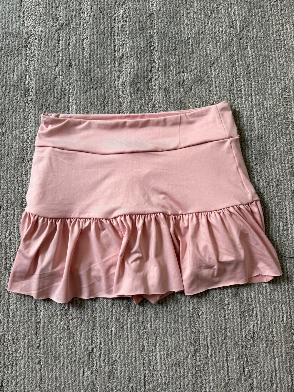 Women's Pink Ruffle Tennis Skort